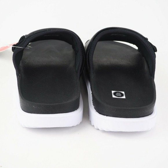 Nike Asuna NA Slides Mens Sandals Black White - Picture 5 of 11